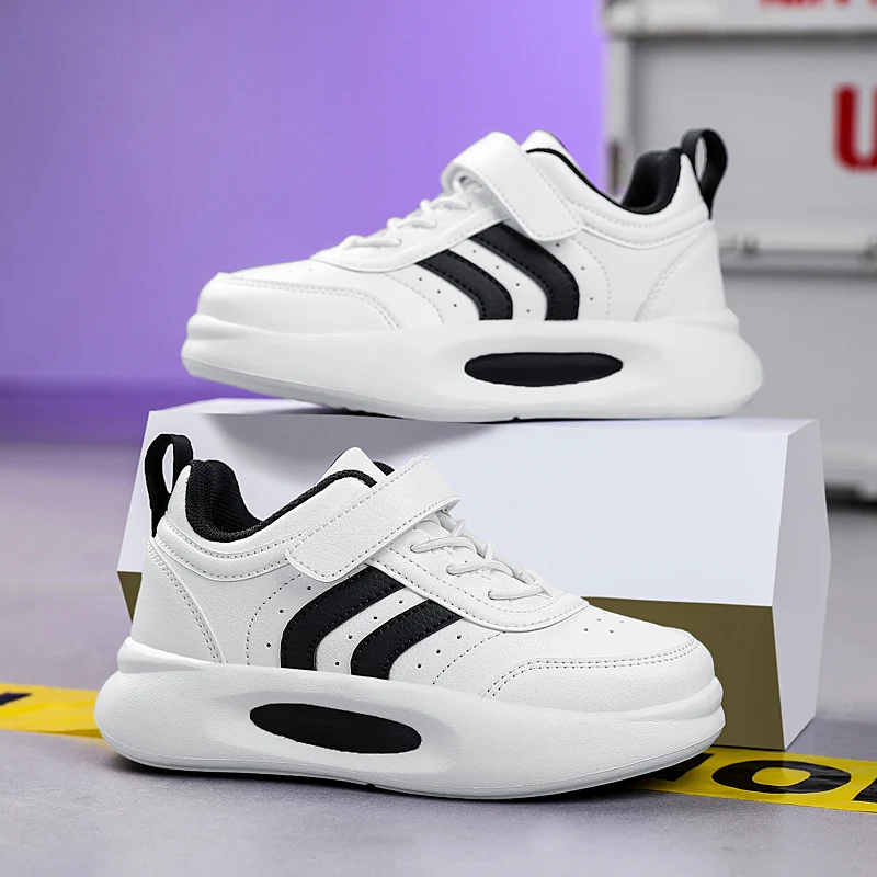 

Brand Kids Sneakers Boys Girls White Casual Shoes Leather Waterproof Running Shoes Sport Shoes Toddler Children Sneakers 28-39