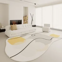 Carpet for Living Room Non-slip Soft Bedroom Floor Mat Black White Modern Abstract Line Rug Large Size Home Decoration Rugs 양탄자 2