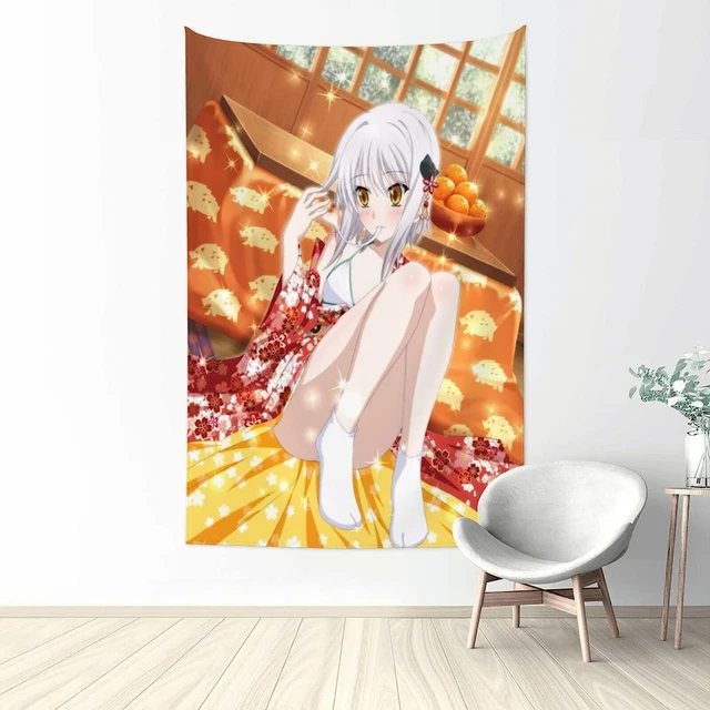 High School Dxd Anime Tapestry Kawaii Room Decor Japan Cartoons Manga Girl  Tapestry Wall Hanging Aesthetic Bedroom Art Poster - AliExpress