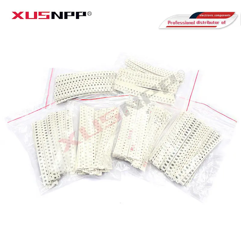 

33 значения * 20 шт. = 7 20 шт. 1206 SMD комплект резисторов 1/4 Вт 0,25 Вт 5% 1 Ом ~ 10 МОм набор компонентов «сделай сам» Новый и оригинальный