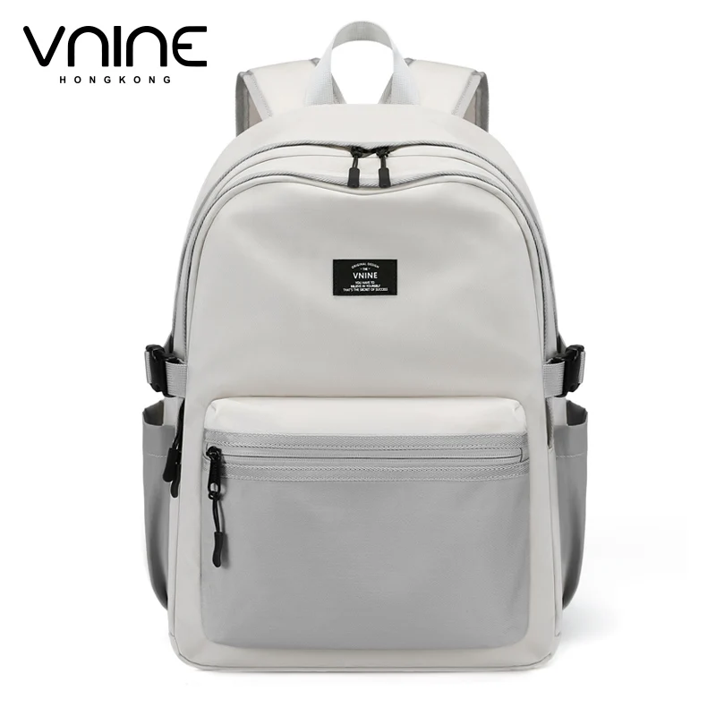 V.NINE Unisex Backpacks Nylon Waterproof 15 inch Laptop Backpack Men Casual Women Back Pack Bags Multi Pockets Lightweight Bag 1