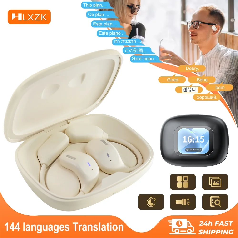 Wireless Bluetooth Earbuds with Noise Canceling and Real Time Translation