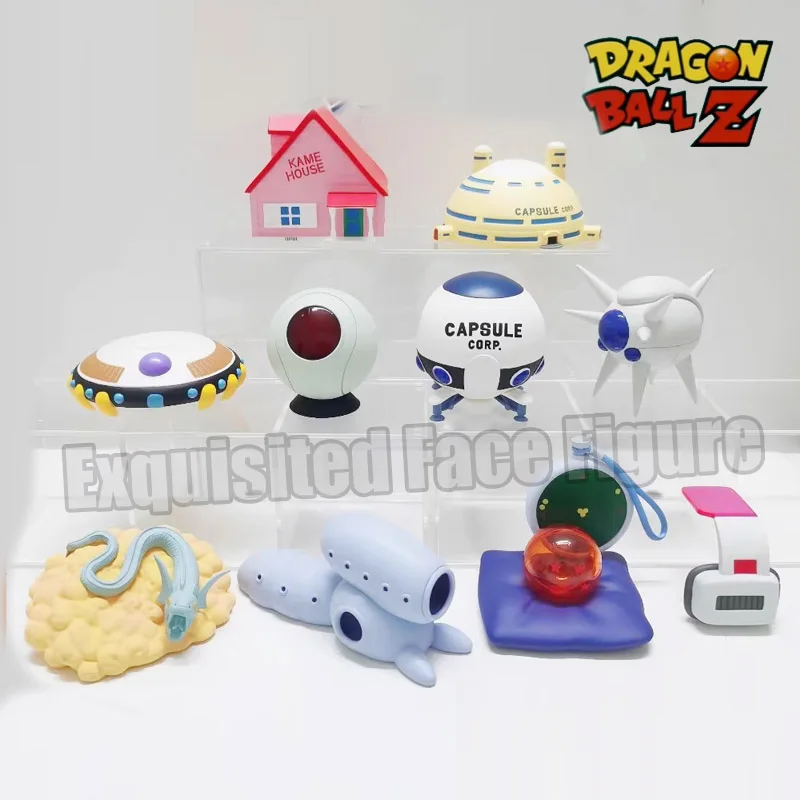 5-6Cm Dragon Ball Z Congelatori Astronave Capsula Corporation Saiyan Space Pod Dragon Radar Scouter Dragon Ball Item Collection