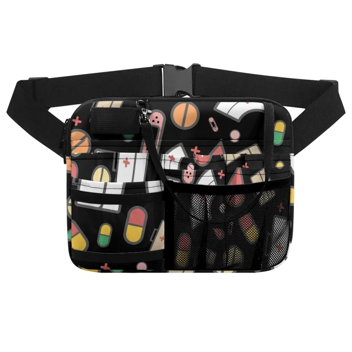 Medical Nursing Shoulder Pouch Adjustable Waist Strap Practical Multi Pocket Waist Bag Female Organizer Belt Bags bolsa feminina