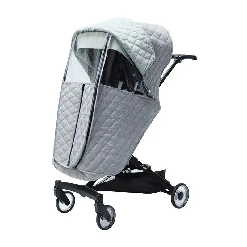 

Winter Thicken Baby Stroller Raincover Universal Pushchair Pram Buggy Rain Cover Transparent Rain Cover Pushchairs