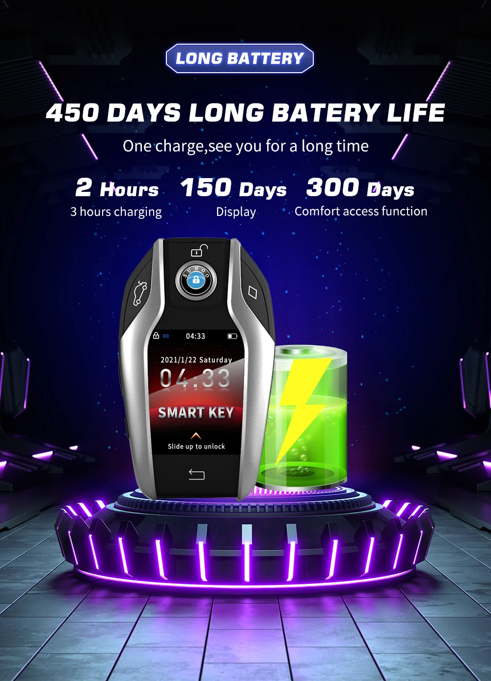 TK800A schermo LCD Smart Key LCD remoto modificato universale per BMW per Benz per Audi per Ford per Honda comodo accesso senza chiave - Sd133c72bd00942e487f58ae9a2e3a767B