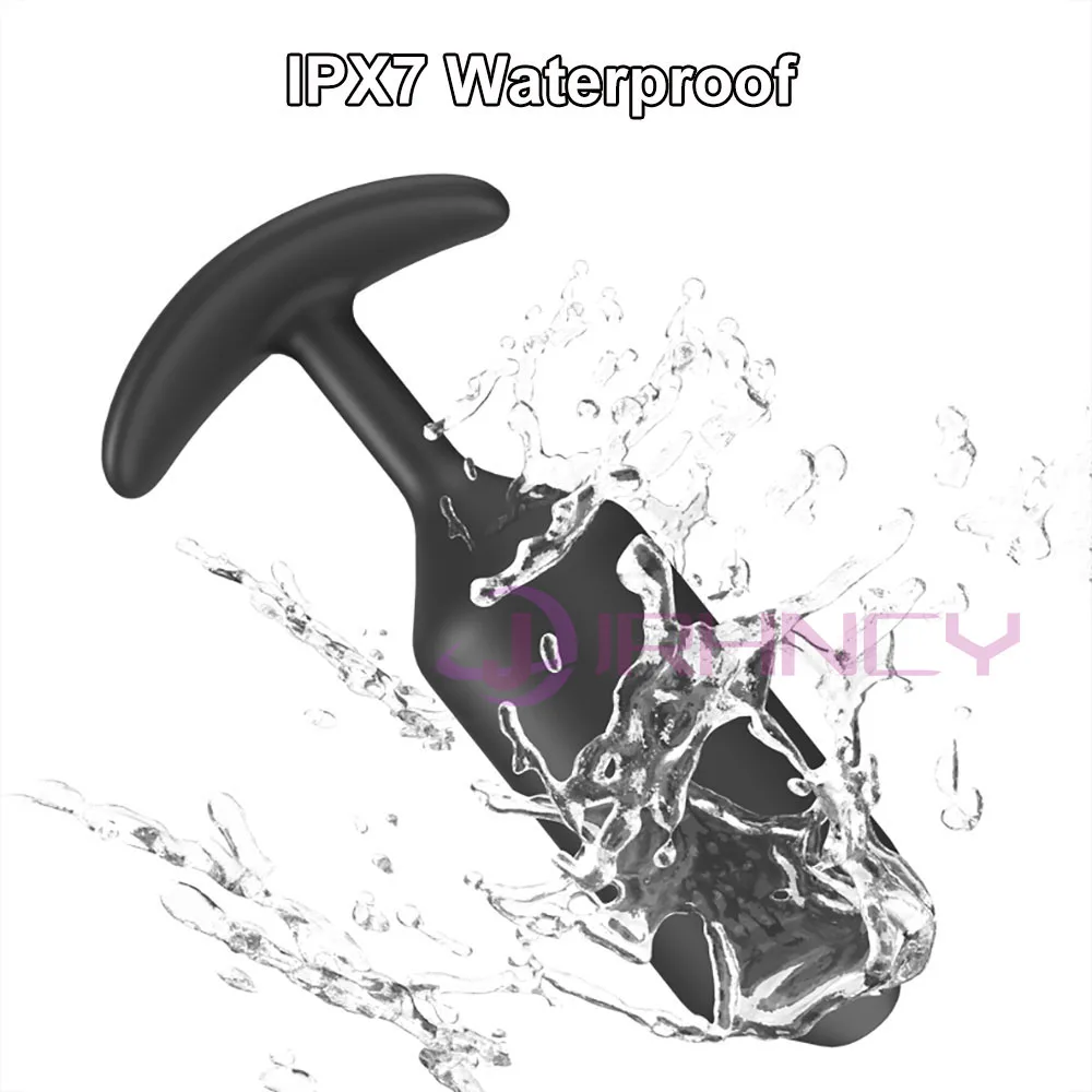 Unisex 10 Frequency Vibrator Butt Plug with USB Charging