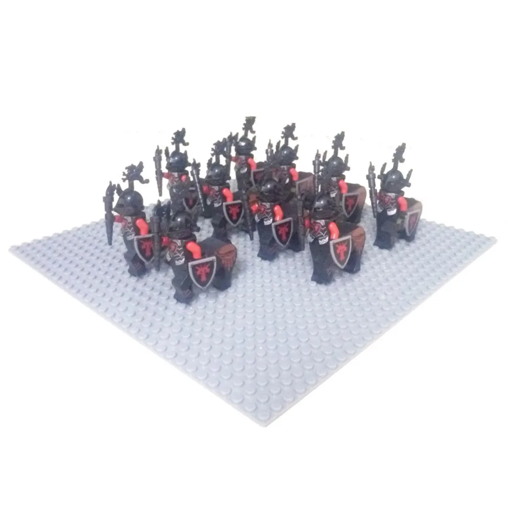 

10pcs Centaur Dragon Knigts Centaur Stormer Castle Knight Brick Accessory Pack with Weapon Cavalryman Building Block