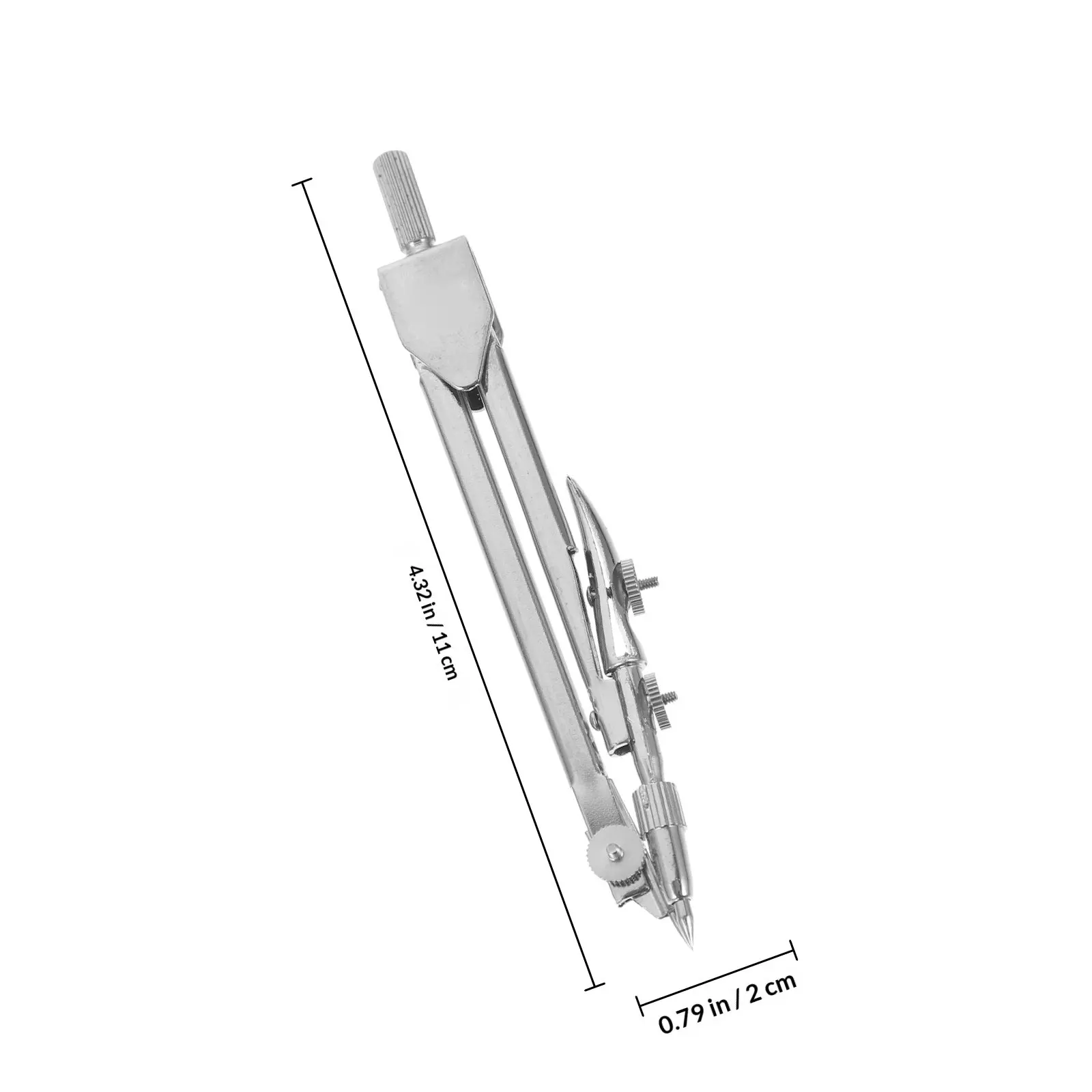 2Pcs 스틸 공예용 활형 나침반 다기능 마킹 게이지 공예용 휴대용 스크라이빙 게이지