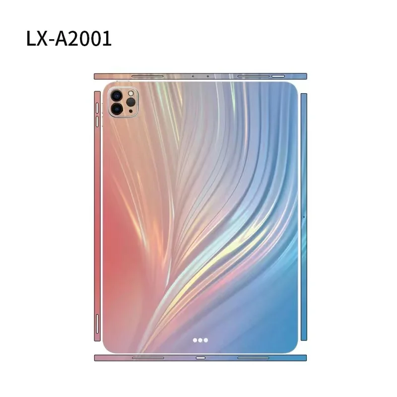 For iPad Pro 2021 2020 2018 12.9 11 3M Back Film Cover Ink Painting Decal Skin  for iPad Air 4 Case Protector Stickers