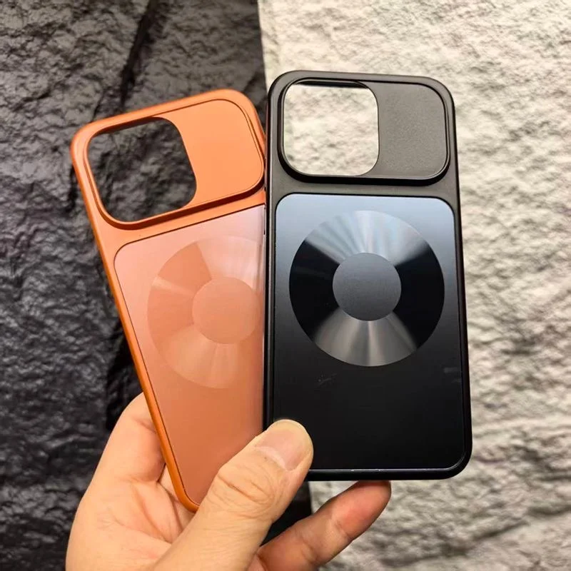 Luxury Aurora Magnetic Matte Phone Case with Wireless Charging Capability