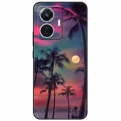 Starry Moon Black Silicone TPU Shockproof Case Cover for vivo T1 4G (69)