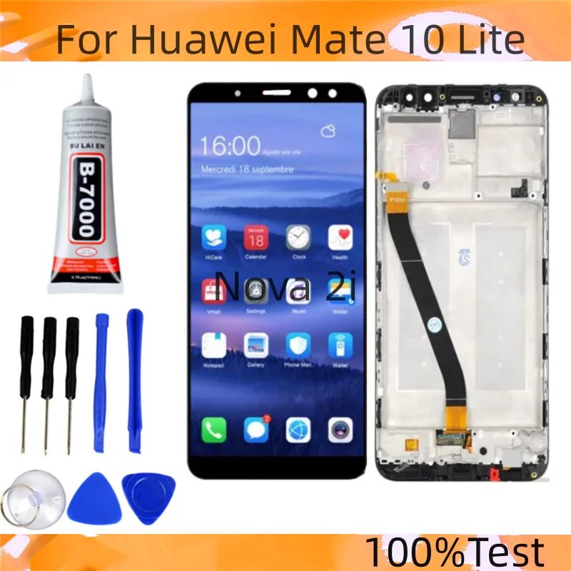 

5.9” New Original Screen For Huawei Mate 10 Lite RNE-L21 RNE-L22 LCD Display Touch Screen Digitizer Assembly For Huwei Nova 2i