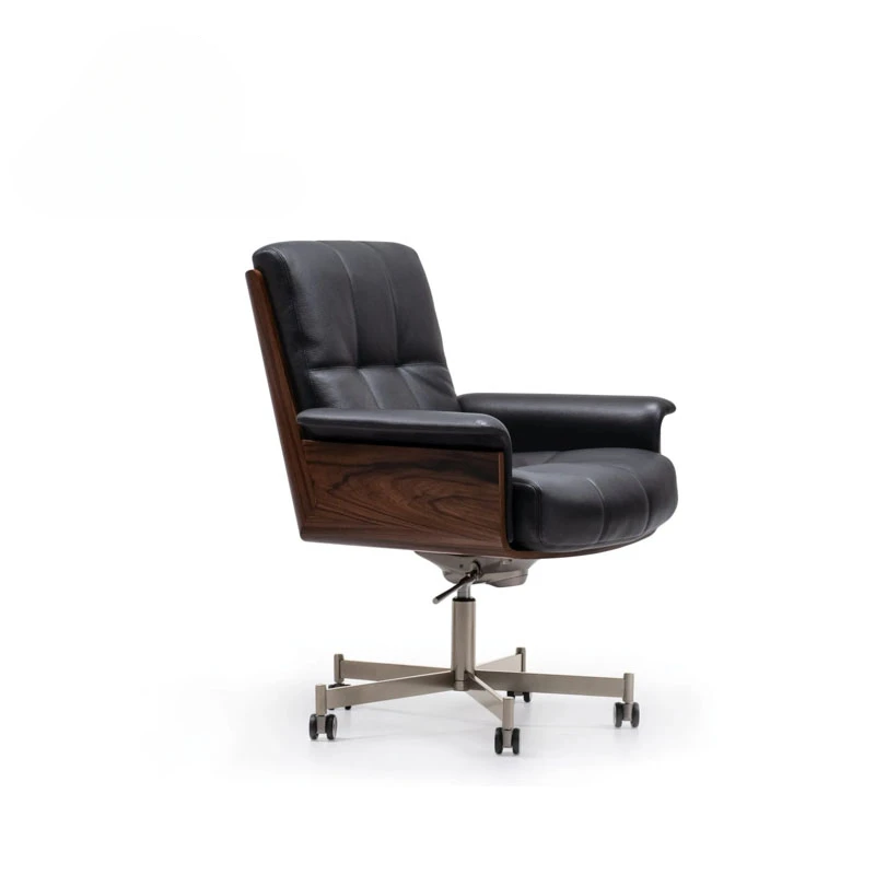 modern furniture household use for leisure chair luxury black leather armchair swivel lifted family office computer chair