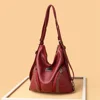 Women High Quality Leather Backpacks Vintage Female Shoulder Bag Sac A Dos Travel Ladies Bagpack Mochilas School Bags for Girls 3