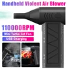 Power Mini Turbo Jet Fan Rechargeable Electric Air Duster 110000RPM Air Blower Jet Dry Blower For Computer Laptop Keyboard Clean 1