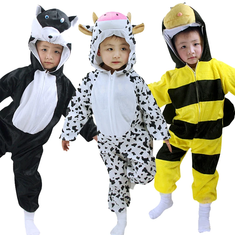 Fantasia-animal-para-crian-as-fantasia-de-coelho-e-vaca-infantil-macac ...