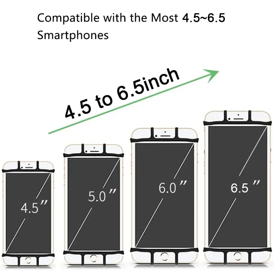 Universal 360°Rotation Mobile Cellphones Wrist Phone Holder Stand Cradle Wristband Outdoor Gym Running Suitable for Mobile Phone