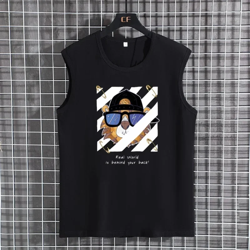 Plus Größe Weste Tanks Tops Männer 9XL 10XL 12XL 100-170KG Sommer Ärmelloses T-shirt 100% Baumwolle Übergroßen tees Große Größe Männer Kleidung – Detail 20