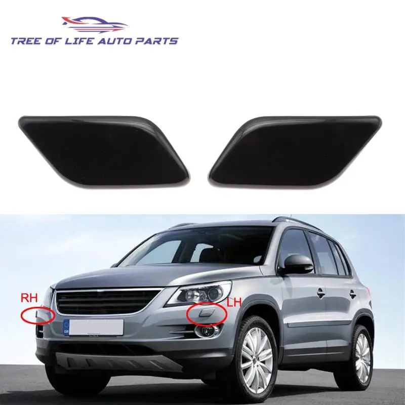 Front Bumper Headlight Washer Spray Nozzle Cover Cap For JEEP Grand Cherokee 2011-2013