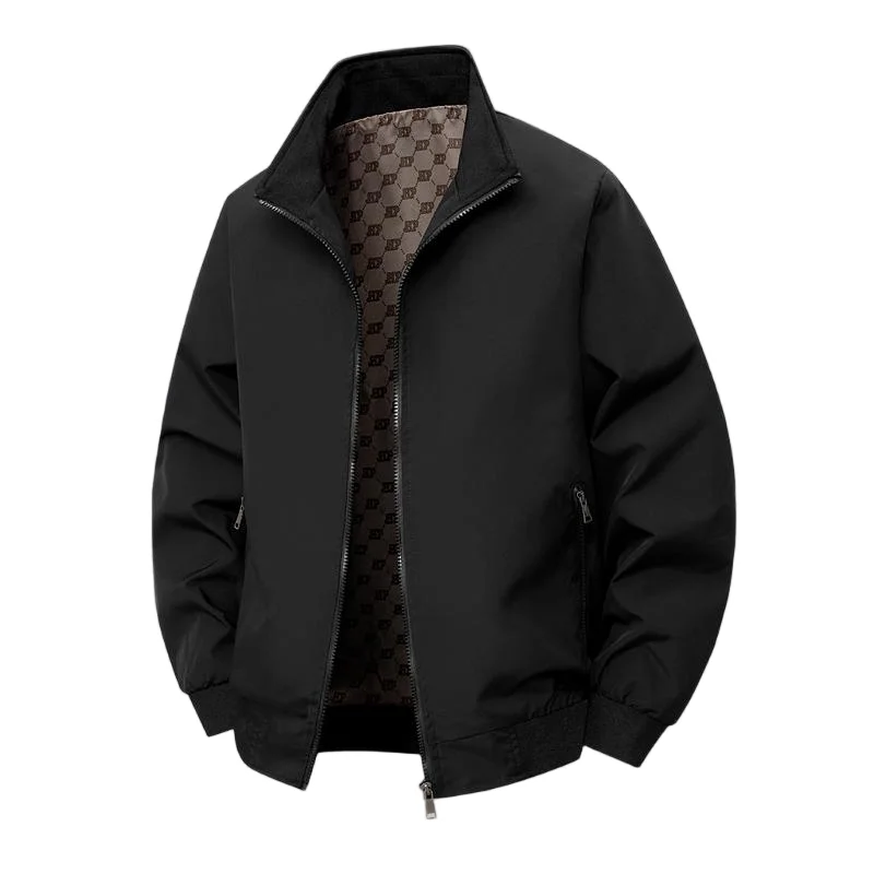 Spring Men Casual Business Jacket Man Formal Outdoor Stand