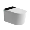 Wall Mounted Smart Toilet Automatic Lid Foot Sensor Flush Water Pressure Boost Hands-Free Intelligent Toilet 220V 1