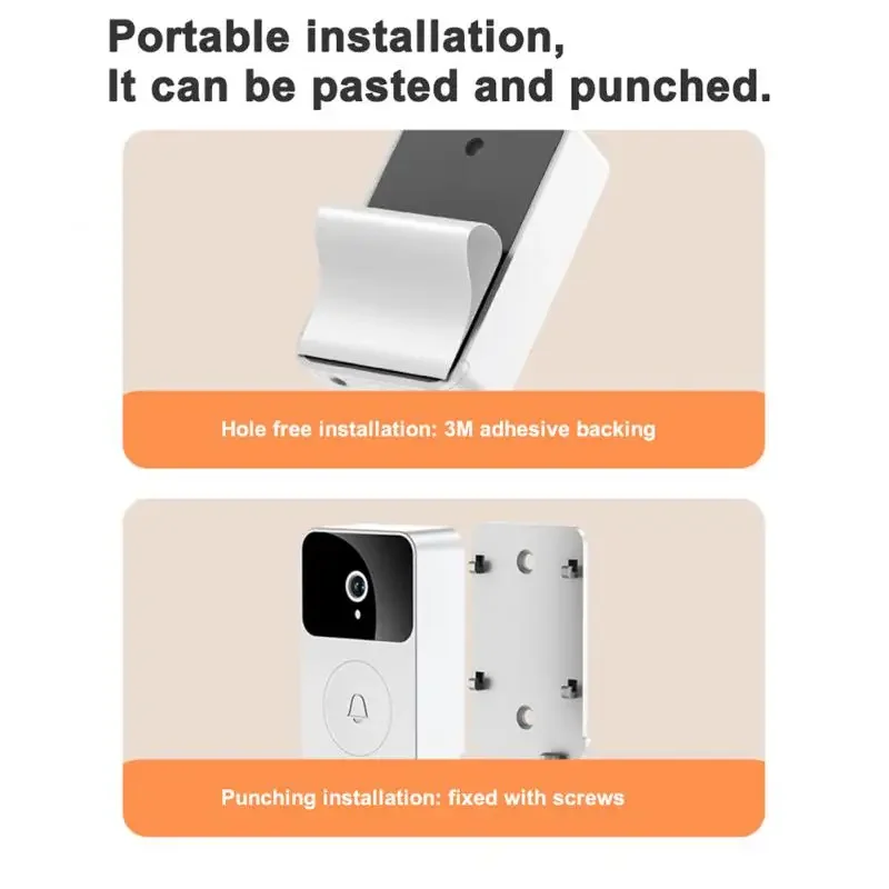 X9 Smart Wireless Wifi Video Doorbell Waterproof 1080P HD Video