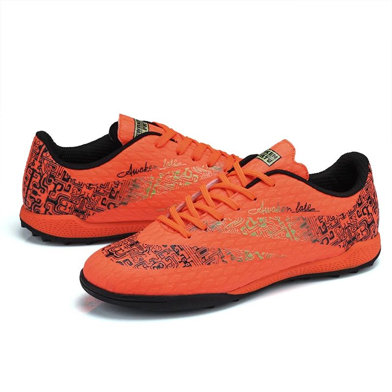 

New Children Football Boots Kids Ultra-light Non-slip Turf Futsal Cleats Grass Sport Outdoor Training Unisex High-quality Boy