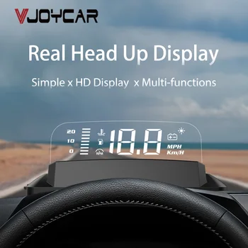 Vjoycar Head Up Display Mirror Projector Car Speedometer OBD2 HUD Guage RPM Fuel Consumption Alarms Car Electronic Accessories 1
