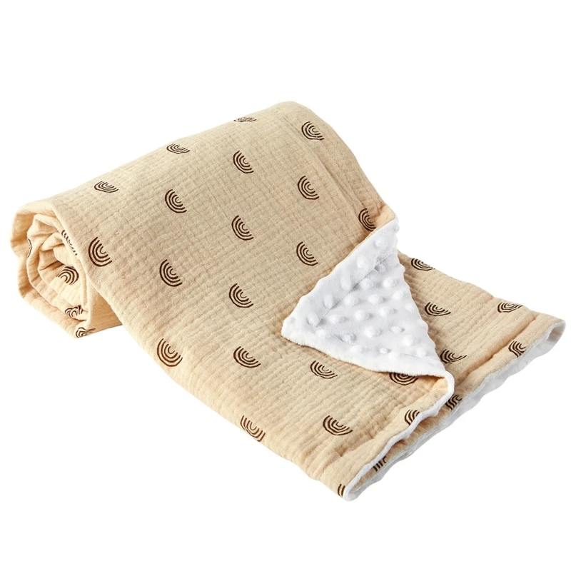 Newborns Baby Blanket Double Layer Soft Warm Swaddles Wrap Lovely Children's Quilt Comfortable Receiving Blanket