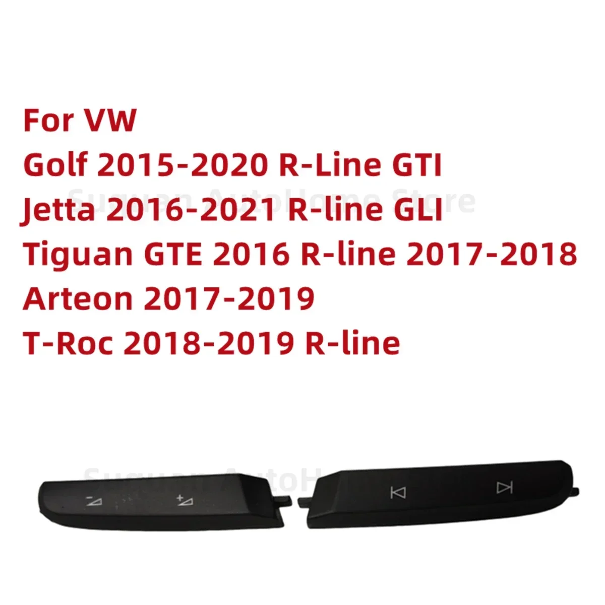 VW 티구안 골프 7 7.5 제타 아테온 Troc R-라인 GTI GLI GTE용 다기능 단추 캡, 5G0959442AE 5G0959442M, 1 개