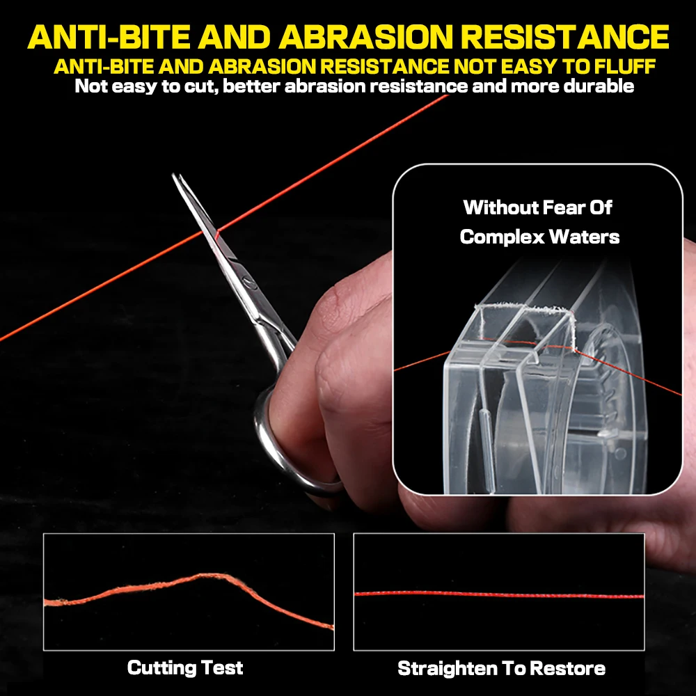 Description Picture 6 of item9 Strands Fishing Line NEW Braided PE for Lake Sea 300M 100M 100% Multifilament Cord Strong Smooth Seawater Carp Wire 20LB-80LB