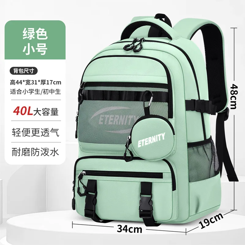 Zaino di Grande Capacità per Uomo, Zaino per Computer alla Moda e Versatile, Borsa Scolastica per Studenti delle Scuole Medie e Superiori - immagine 3