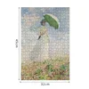 45*32cm Paper Jigsaw Puzzle 350 Pieces Woman with Parasol Monet Adult Stress Relief Children Educational Entertainment Christmas 3