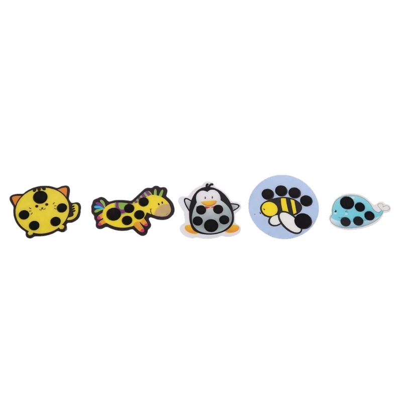 Forehead Thermometer Strips Kids Forehead Thermometer Cartoon Fever Stickers