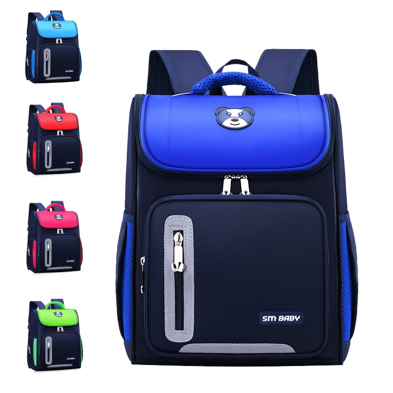 

Kids Backpack Lightweight Spine-protecting Schoolbag for Primary School Students Luminous Design Kindergarten Space Bag Unisex
