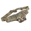 Tactical Holster Combination Adapter MHA QLS Side Kit Thigh Drop Leg Tactical Quick Pull Molle Hunting Comfortable Airsoft Gear 2