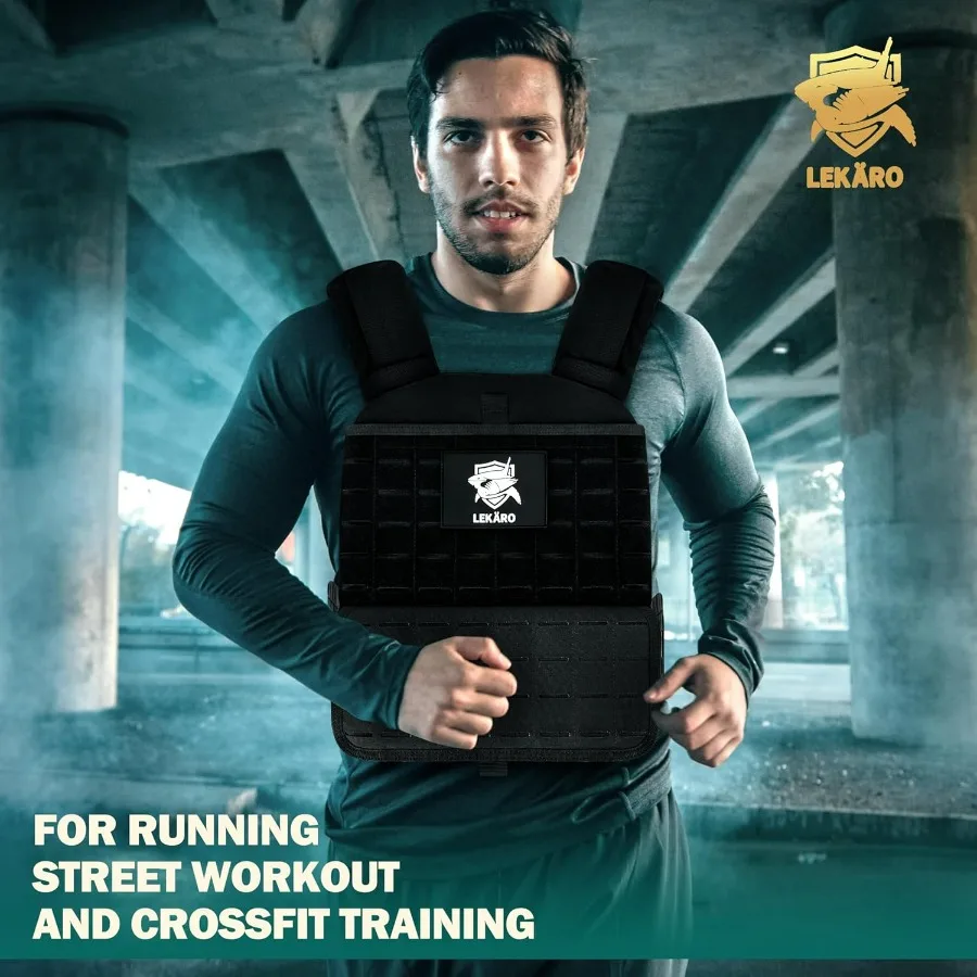 Adjustable Weighted Vest, Tactical Weight Vests for Men and Women, Body Weight Vest for Strength and Endurance Training, Fitness