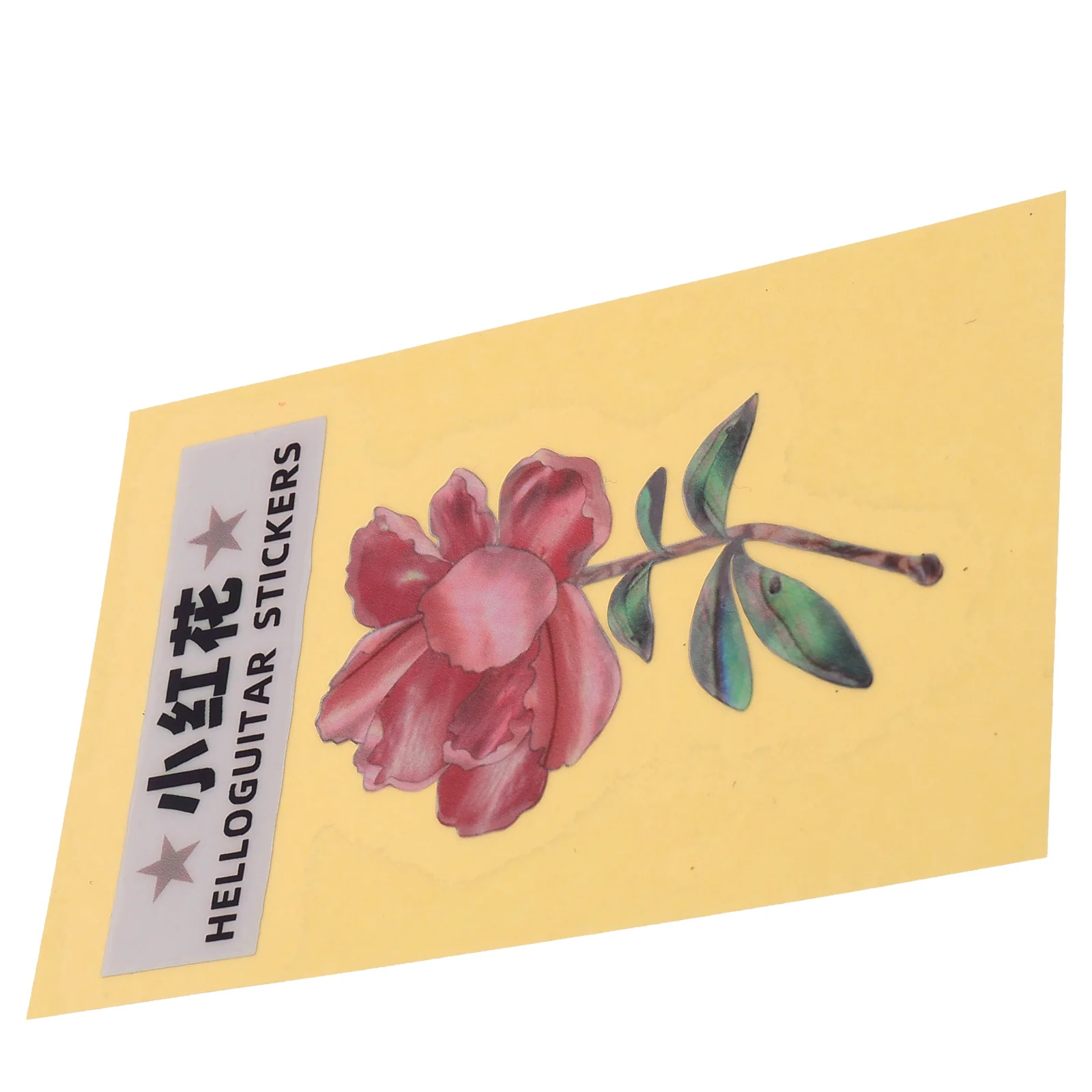 

Guitar Stickers Inlay Headstock Decal Capos for Acoustic Decals and Electric Flower
