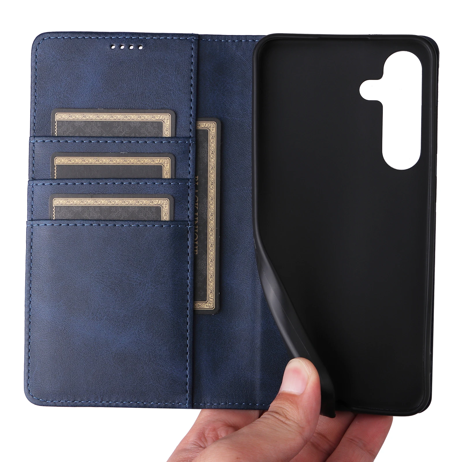Premium PU Leather Wallet Phone Case - Stylish Protective Cover