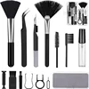 18-in-1 Computer Keyboard Cleaner Brush Kit Earphone Cleaning Pen For iPad Phone Screen Cleaning Tools Keycap Puller Holder 1