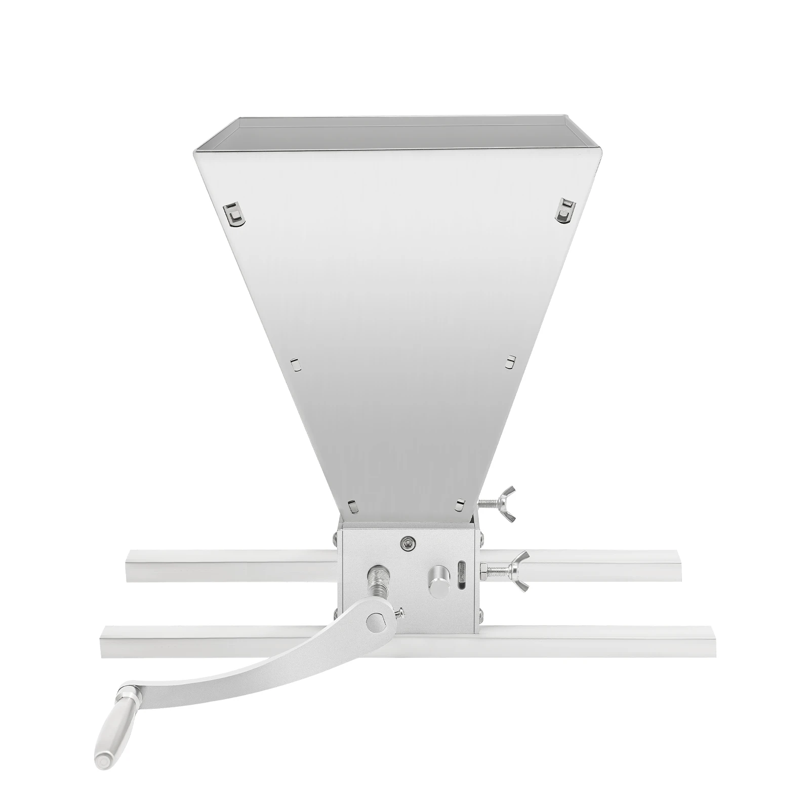 Getreidemühle Edelstahl Walzenmühle 2 Walzen Einstellbar 0-2,5mm 11lbs Kapazität für Gerste Weizen Heimbrauen – Detail 6