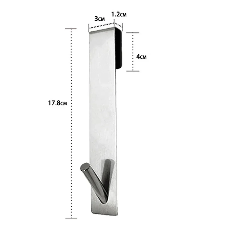 Towel Rack Stainless Steel Over Glass Door Shower Bathroom