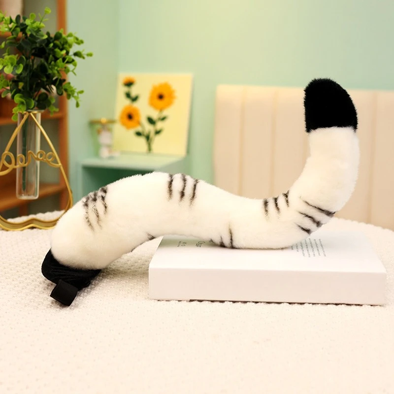 Set di Orecchie e Coda da Tigre, Accessori per Costumi, Fasce per Capelli con Orecchie di Animali per Adulti e Bambini, per Feste, Cosplay, Halloween - immagine 2