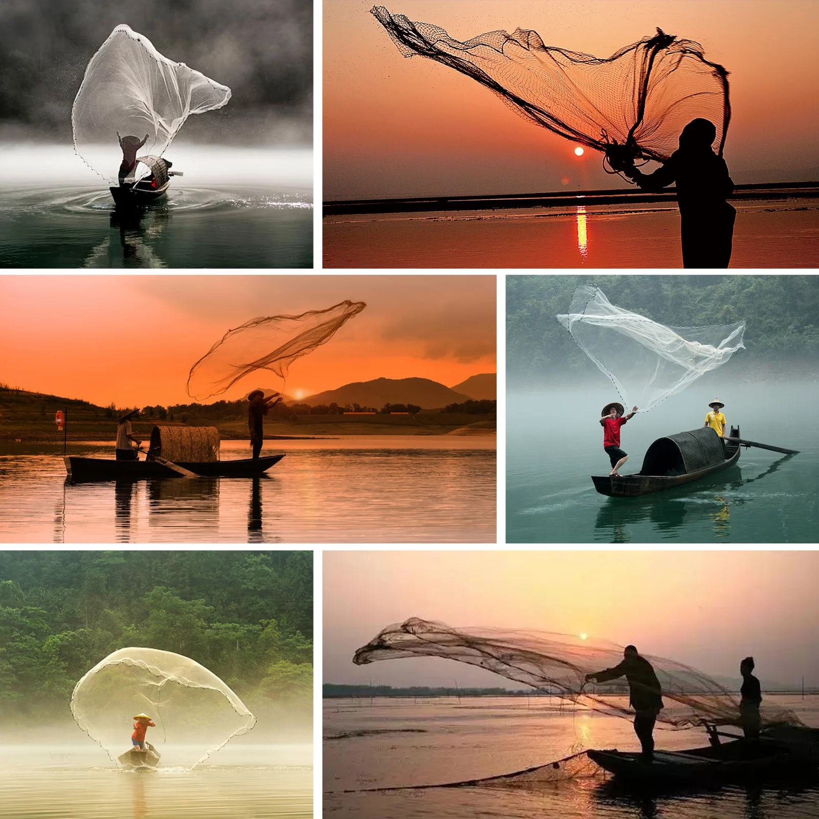 American Cast Fishing Net 8
