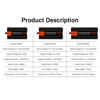 Moexsiac Pure Sine Wave Solar Inverter 4000W 5000W 6000W Double EU Socket DC 12V 24V 48V To AC 220V 50Hz 60Hz Voltage Converters 6