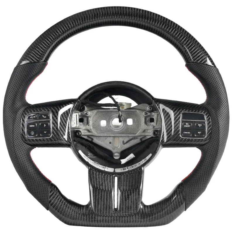 

For Jeep Wrangler JK JL Steering Wheel Carbon Fiber Customization