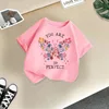 Girls Short Sleeve T-shirt Summer New Children's Top Loose Fashion Short Sleeves Clothes  Kids Clothes 5