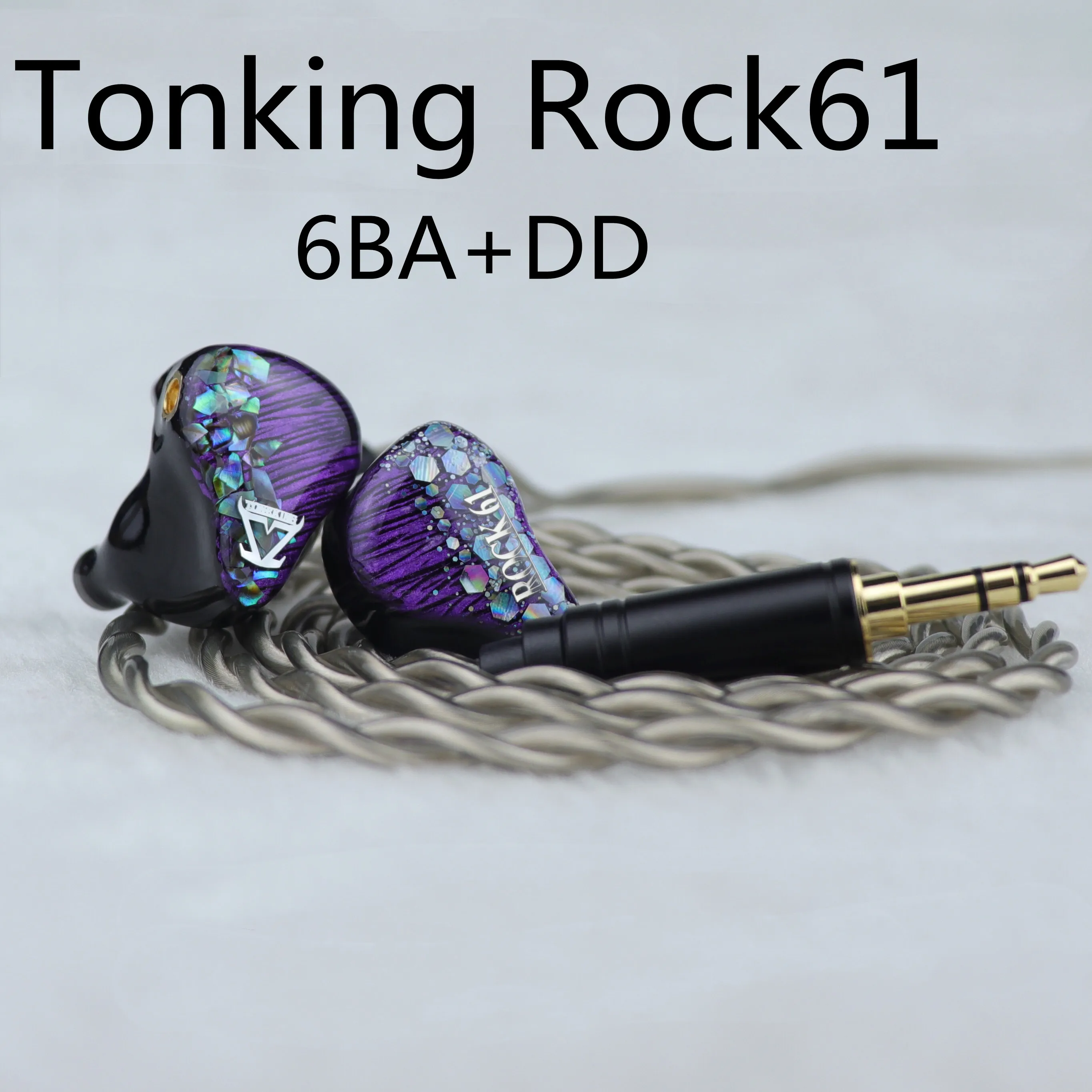 

Наушники-вкладыши TONEKING ROCK61 6BA + 1DD, 14 шт.
