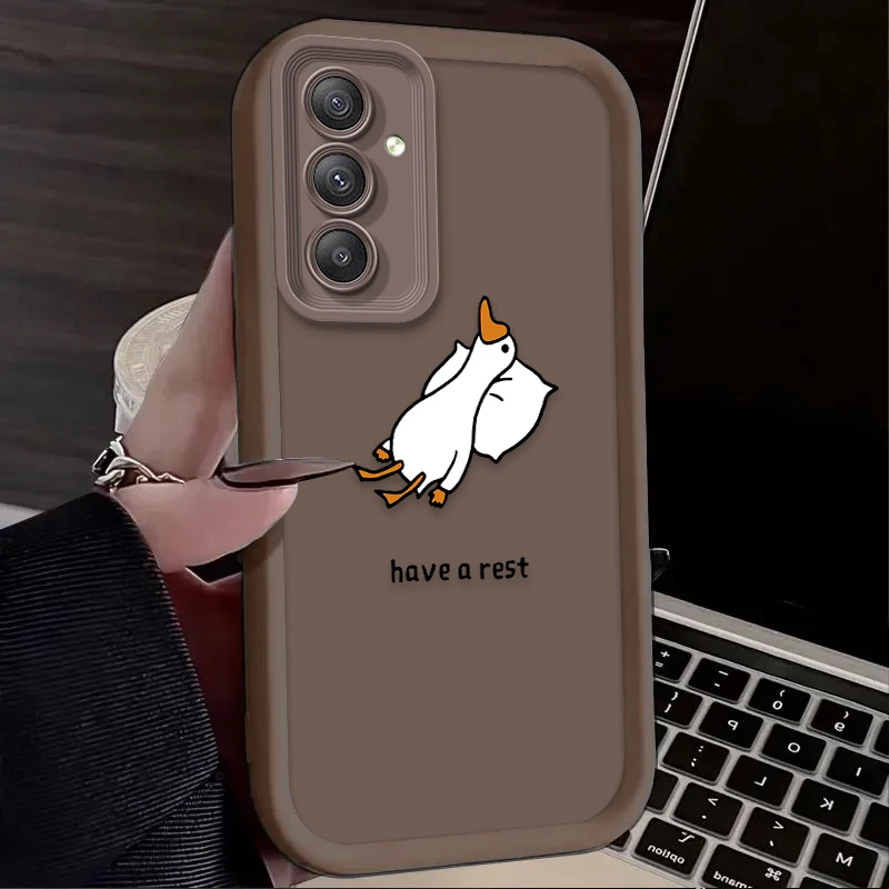 Lovely Cartoon Duck Soft Phone Case Cover
